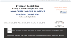 Desktop Screenshot of precisiondentalky.com